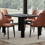 Sangra 59" Small Rectangular Dining Table in Black 201-751BLKSM 201 751BLKSM 1