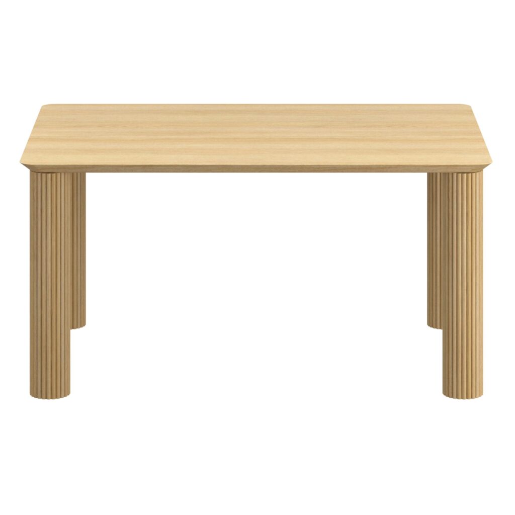 Sangra 59" Small Rectangular Dining Table in Natural - Image 5