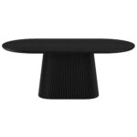 Tovas Oval Dining Table in Black 201-782BLK_LRG 201 782BLK LRG 4