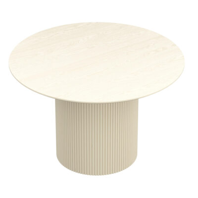 Tovas Round Dining Table in Ivory 201-782IV 201 782IV 2