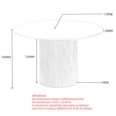 Tovas Round Dining Table in Ivory 201-782IV 201 782IV LD