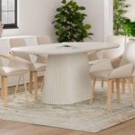 Tovas Oval Dining Table in Ivory 201-782IV_LRG 201 782IV LRG 1