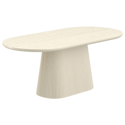 Tovas Oval Dining Table in Ivory 201-782IV_LRG 201 782IV LRG 2