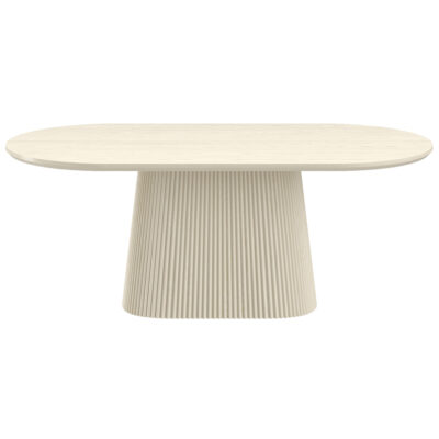 Tovas Oval Dining Table in Ivory 201-782IV_LRG 201 782IV LRG 4