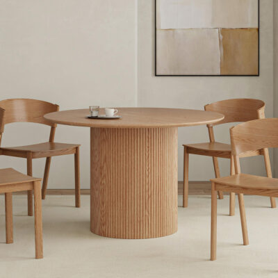 Tovas Round Dining Table in Natural 201-782NAT 201 782NAT 1