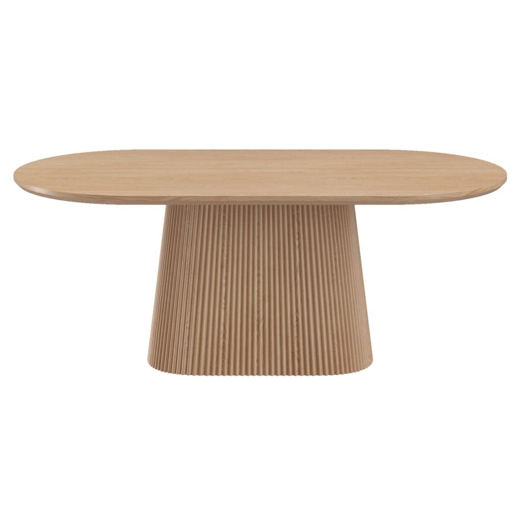 Tovas Oval Dining Table in Natural - Image 5