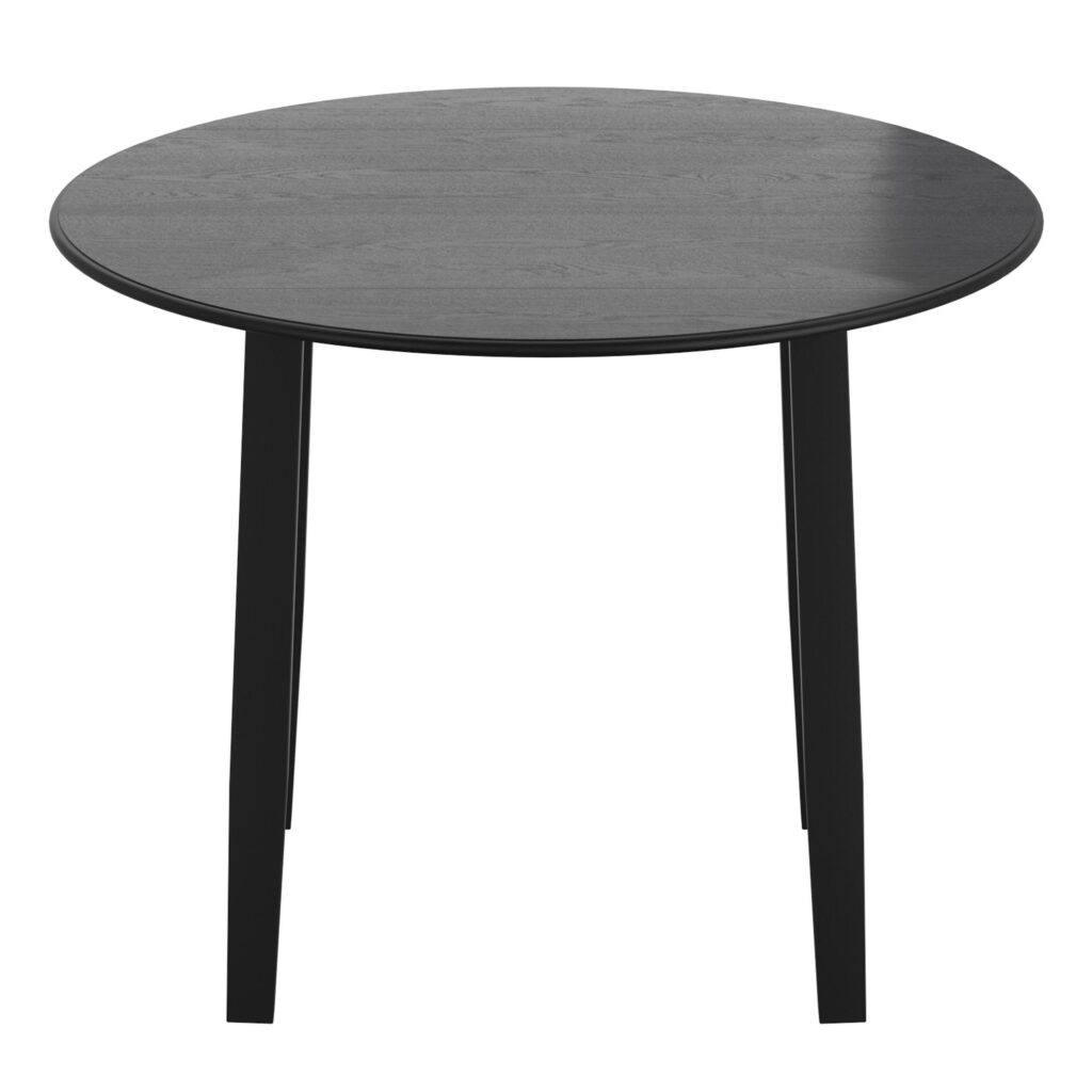 Conrad Round Dining Table in Black - Image 4