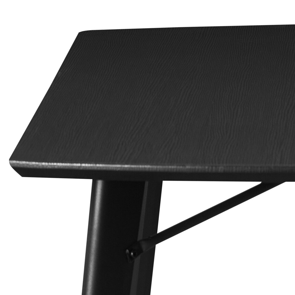 Leon Rectangular Dining Table in Black - Image 5