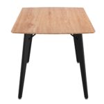 Leon Rectangular Dining Table in Natural and Black 201-893NAT 201 893NAT 3