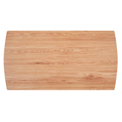 Leon Rectangular Dining Table in Natural and Black 201-893NAT 201 893NAT 5