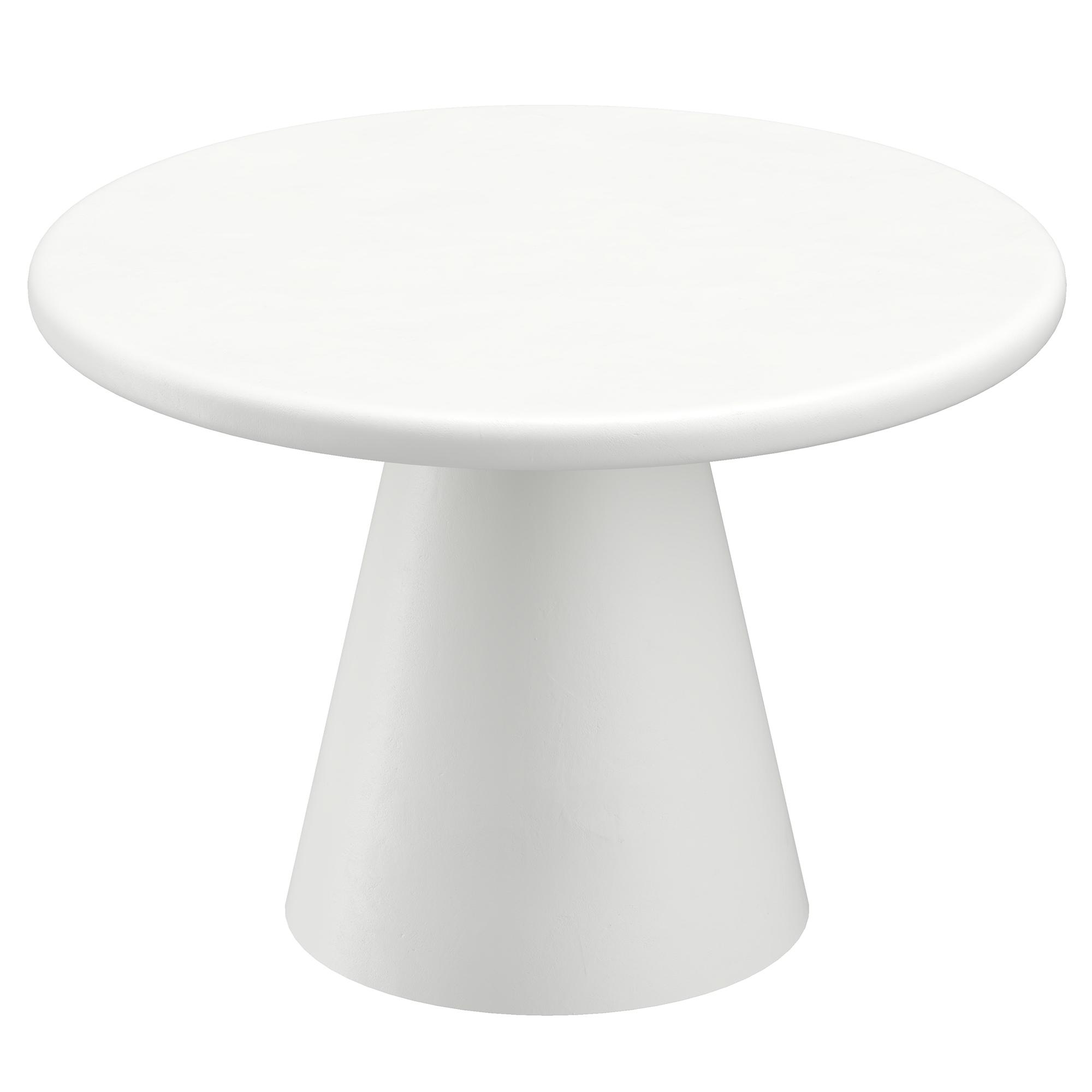 Galio Round Dining Table in White 3 Galio Round Dining Table in White - Image 3