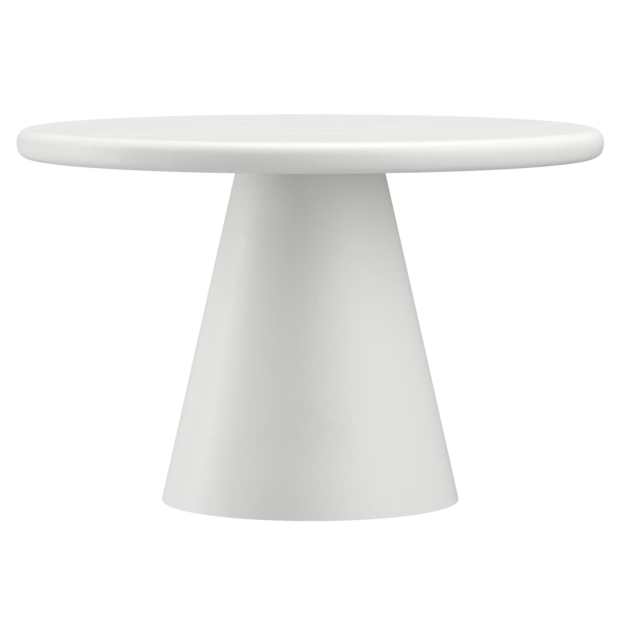 Galio Round Dining Table in White 4 Galio Round Dining Table in White - Image 4