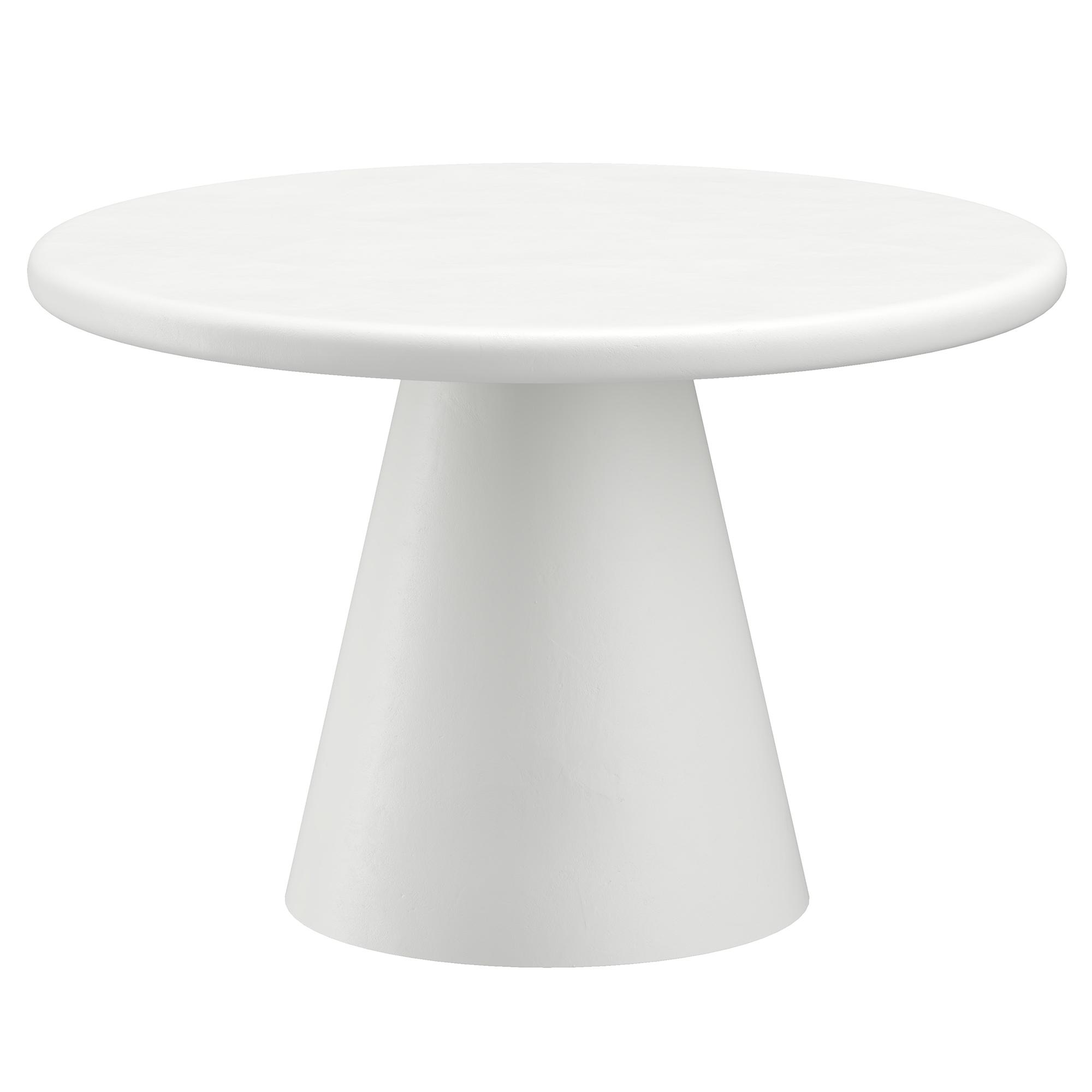 Galio Round Dining Table in White 5 Galio Round Dining Table in White - Image 5