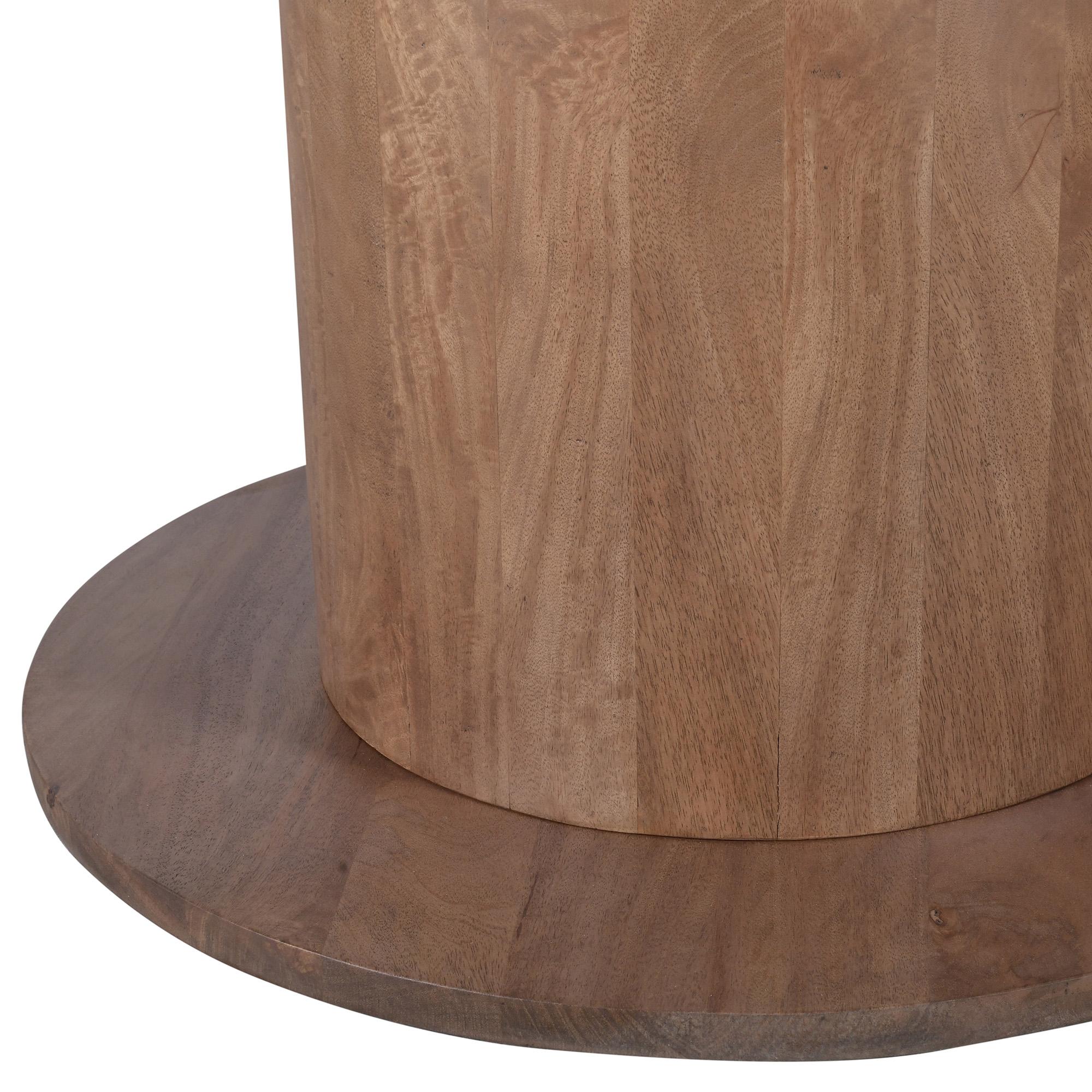 Martina Round Dining Table, 50" in Walnut 7 Martina Round Dining Table, 50" in Walnut - Image 7