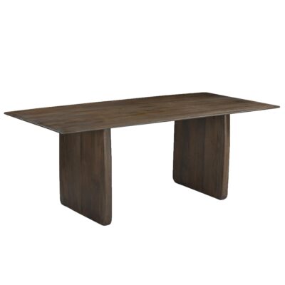 Bazul Rectangular Dining Table, 78" in Mocha