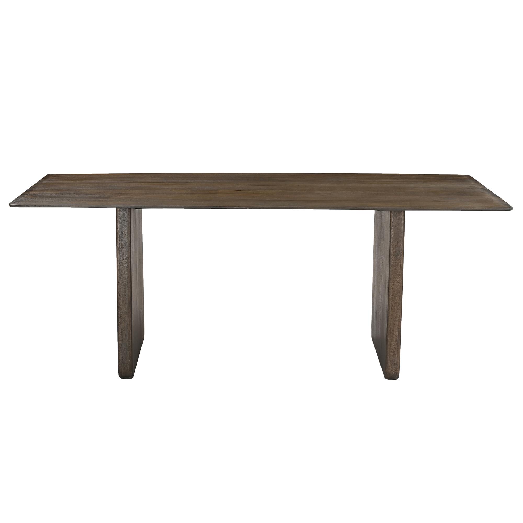 Bazul Rectangular Dining Table, 78" in Mocha 3 Bazul Rectangular Dining Table, 78" in Mocha - Image 3