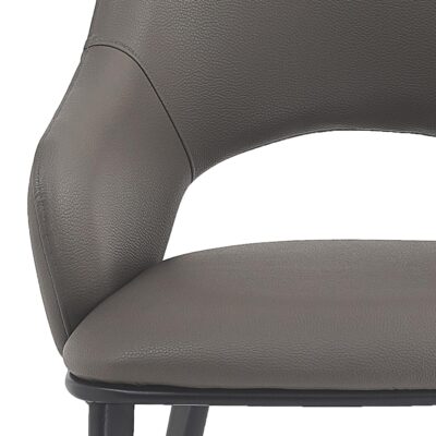 Denzel Dining Chair, set of 4 in Stone and Black 202-064STN 202 064STN 5