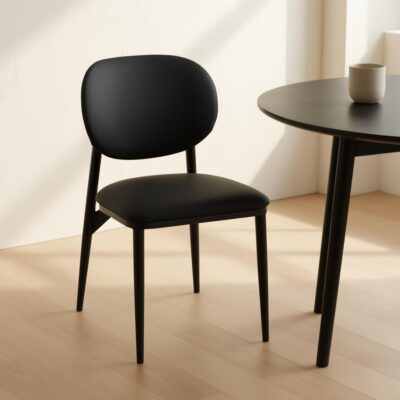 Gideon Dining Chair, set of 4 in Black 202-065BLK 202 065BLK 1