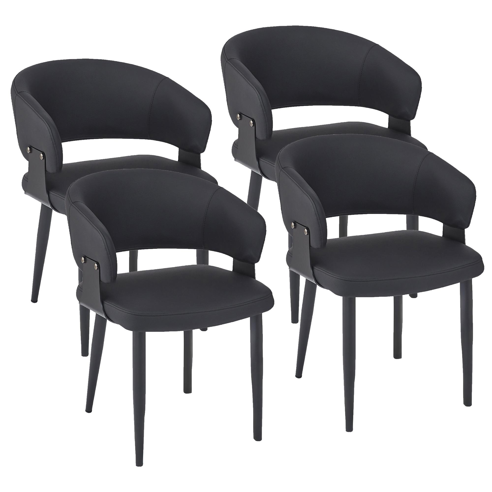 Sloane Dining Chair, set of 4 in Black 7 Sloane Dining Chair, set of 4 in Black - Image 7