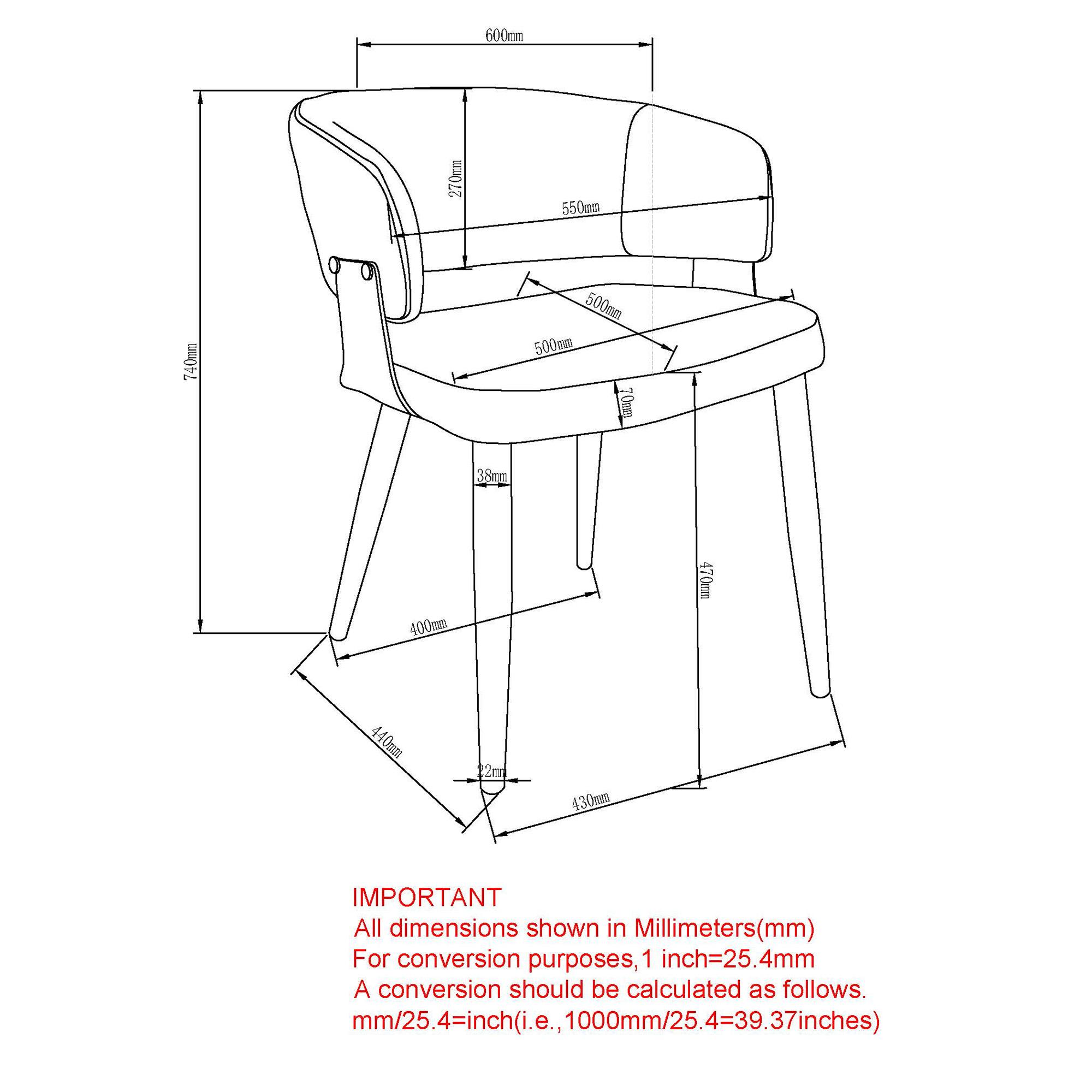 Sloane Dining Chair, set of 4 in Black 8 Sloane Dining Chair, set of 4 in Black - Image 8