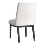 Cortez Dining Chair, Set of 2, in Beige Fabric and Black 202-081BEG_BK 202 081BEG BK 2
