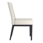 Cortez Dining Chair, Set of 2, in Beige Faux Leather and Black 202-081PUBG_BK 202 081PUBG BK 3