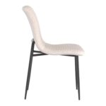 Brixx Dining Chair, Set of 2, in Beige Fabric and Black 202-083BEG 202 083BEG 3