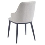 Kash Dining Chair, Set of 2, in Beige Fabric and Black 202-084BEG 202 084BEG 2