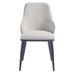 Kash Dining Chair, Set of 2, in Beige Fabric and Black 202-084BEG 202 084BEG 4