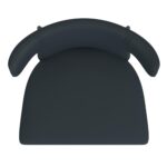 Olis Dining Chair, Set of 2, in Black Faux Leather and Black 202-085PUBK 202 085PUBK 5