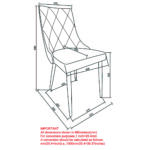 Devo Side Chair, Set of 2 in Black and Chrome 202-087BK 202 087BK LD