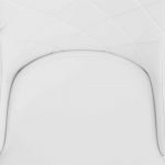 Devo Side Chair, Set of 2 in White and Chrome 202-087WT 202 087WT 5