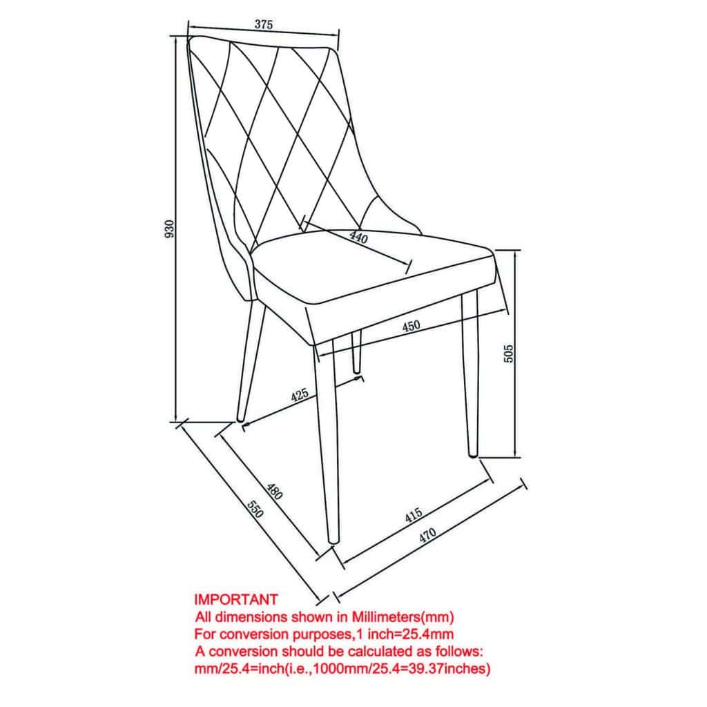 Devo Side Chair, Set of 2 in White and Chrome - Image 8
