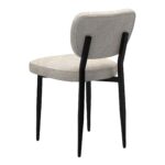 Zeke Dining Chair, Set of 2, in Beige and Black 202-090BG 202 090BG 2