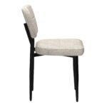 Zeke Dining Chair, Set of 2, in Beige and Black 202-090BG 202 090BG 3