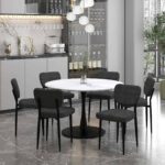 Zeke Dining Chair, Set of 2, in Charcoal and Black 202-090CH 202 090CH 1
