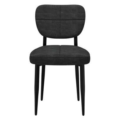 Zeke Dining Chair, Set of 2, in Charcoal and Black 202-090CH 202 090CH 4