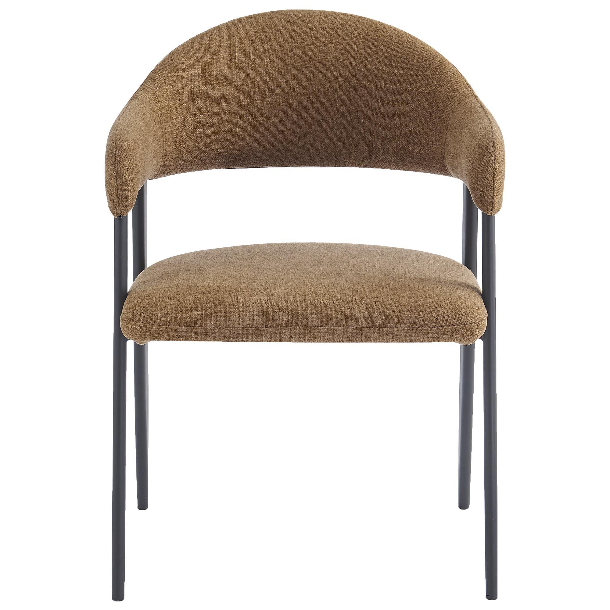 Alfie Dining Chair, Set of 4 in Caramel and Black 5 Alfie Dining Chair, Set of 4 in Caramel and Black - Image 5