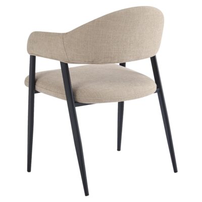 Alfie Dining Chair, Set of 4 in Sand and Black 10 Alfie Dining Chair, Set of 4 in Sand and Black 202-098SD 202 098SD 2