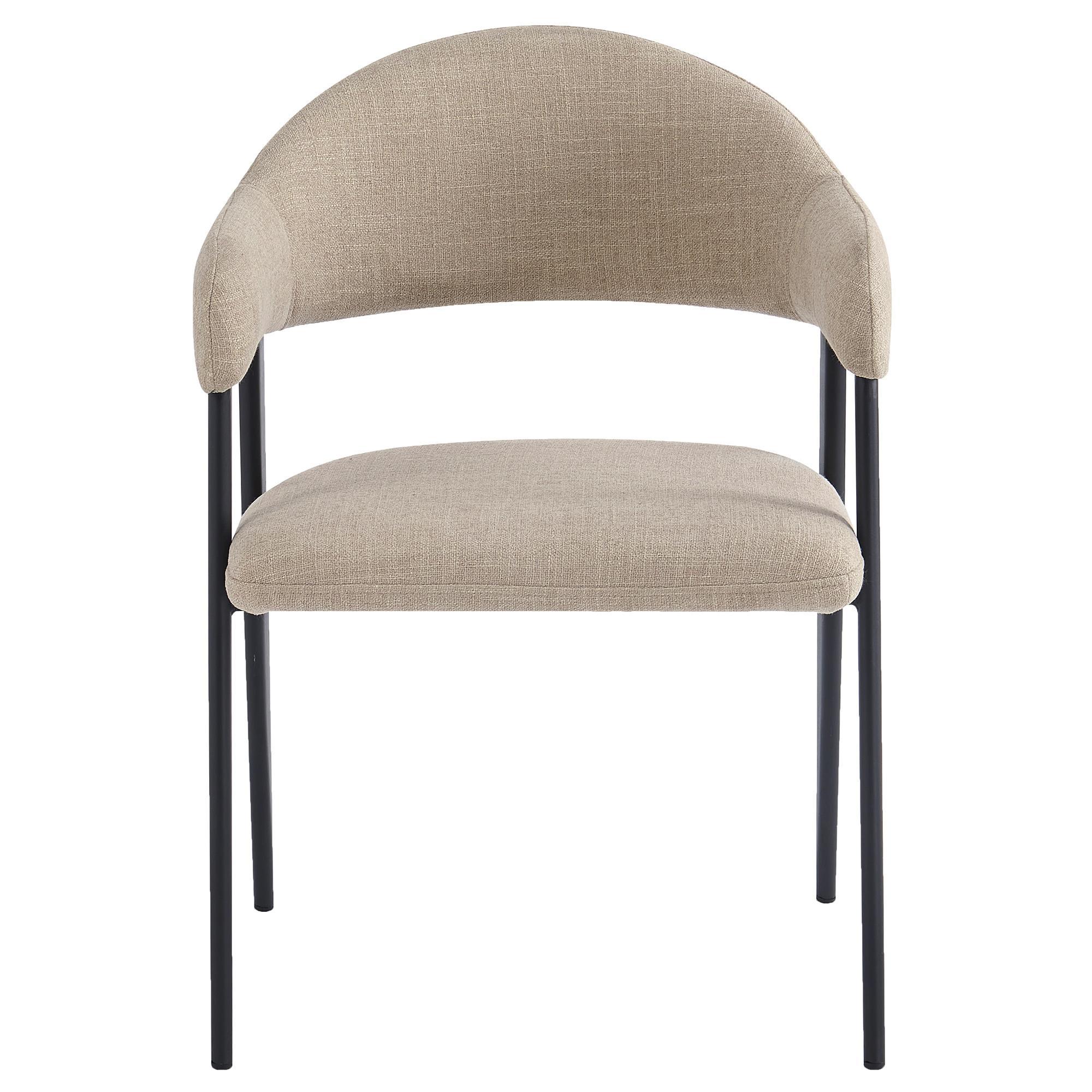 Alfie Dining Chair, Set of 4 in Sand and Black 5 Alfie Dining Chair, Set of 4 in Sand and Black - Image 5