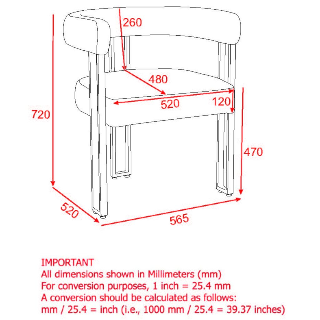Scarlet Dining Chair, set of 2, in Saddle PU - Image 8
