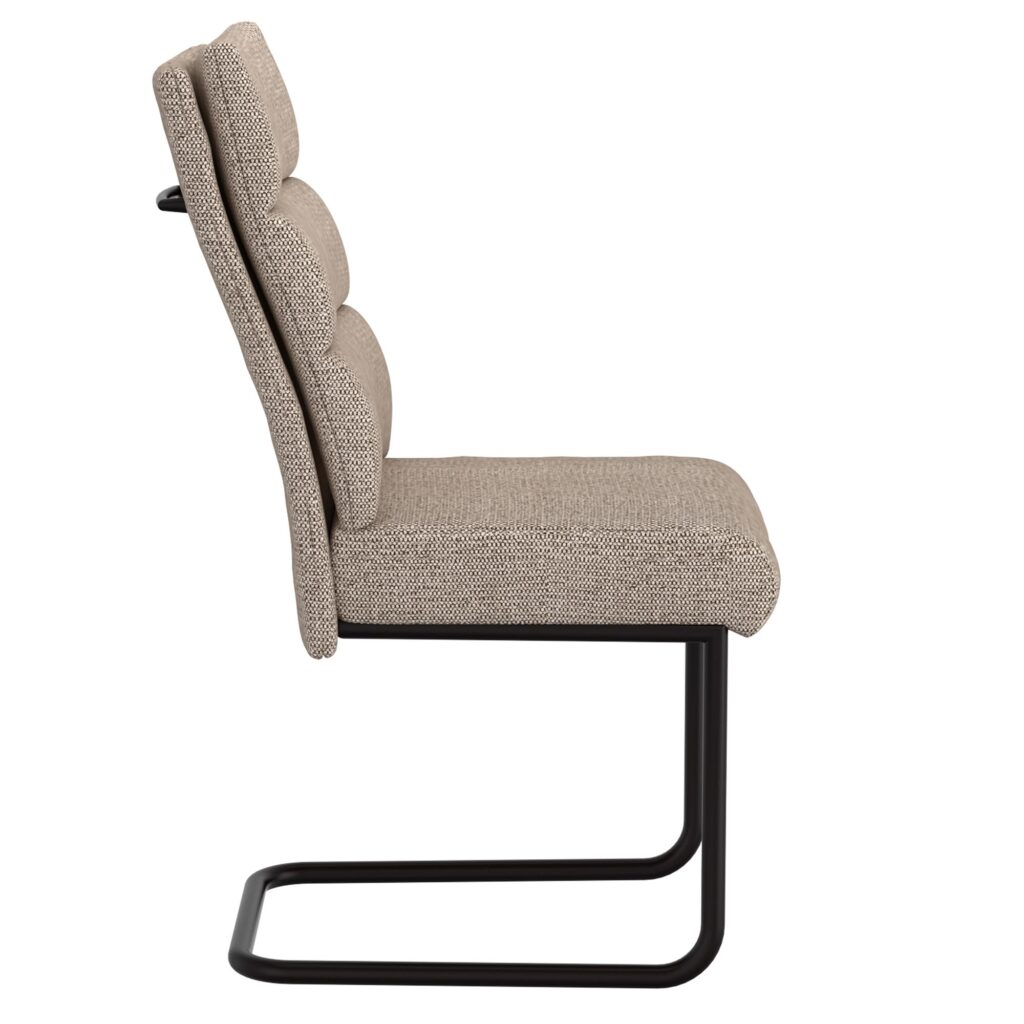Brodi Dining Chair, Set of 2 in Beige and Black - Image 4
