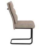Brodi Dining Chair, Set of 2 in Beige and Black 202-138BEG 202 138BEG 3