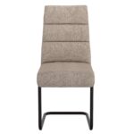 Brodi Dining Chair, Set of 2 in Beige and Black 202-138BEG 202 138BEG 4