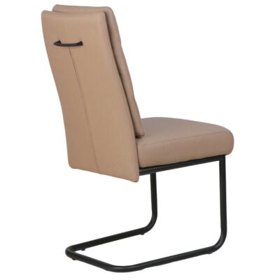 Brodi Dining/Lounge Chair, Set of 2 in Mushroom PU and Black 202-138MSH 202 138MSH 2