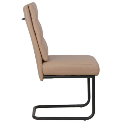 Brodi Dining/Lounge Chair, Set of 2 in Mushroom PU and Black 202-138MSH 202 138MSH 3