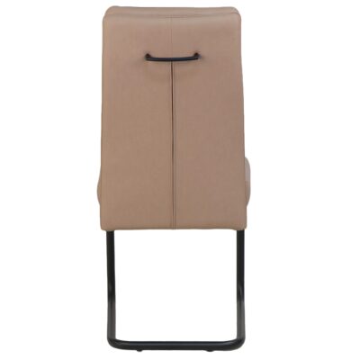 Brodi Dining/Lounge Chair, Set of 2 in Mushroom PU and Black 202-138MSH 202 138MSH 5