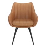Talon Swivel Dining and Accent Chair, Set of 2 in Camel and Black 202-139CAM 202 139CAM 4
