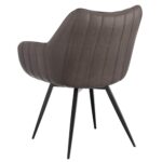 Talon Swivel Dining and Accent Chair, Set of 2 in Charcoal and Black 202-139CH 202 139CH 2