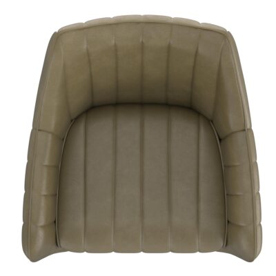 Talon Swivel Dining and Accent Chair, Set of 2 in Moss and Black 202-139MS 202 139MS 5